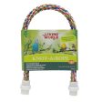 Perchoir Knot-A-Rope Living World en coton, multicolore, diam. 16 mm, long. 53 cm Hot on Sale