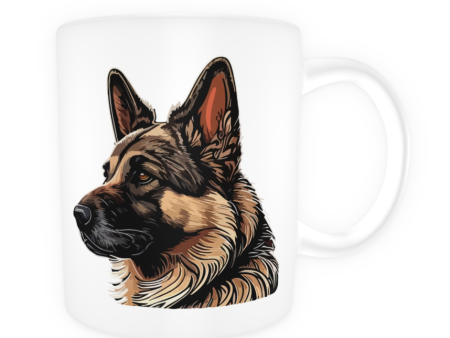 Tasse en céramique-Thème animaux-Berger Allemand For Sale