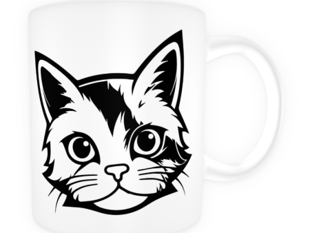 Tasse en céramique-Thème animaux-Chat noir et blanc Online