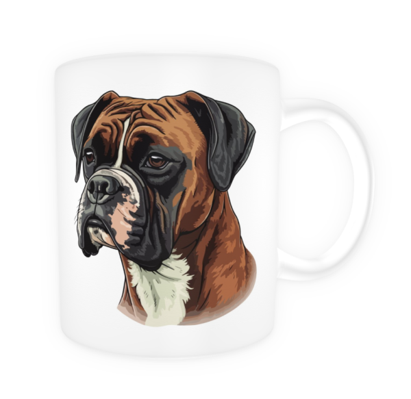 Tasse en céramique-Thème animaux-Boxer Sale