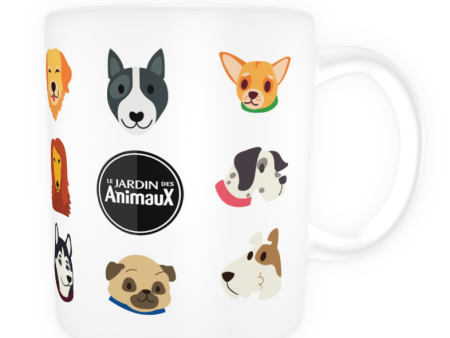 Tasse en céramique-Thème animaux-Chien en folie Supply