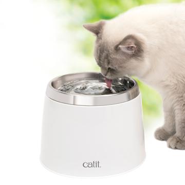 Catit abreuvoir dessus en acier inoxydable 2 litres et 12 filtres supplémentaires + CADEAU on Sale