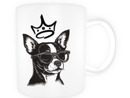 Tasse en céramique-Thème animaux- Mon chien le roi For Sale