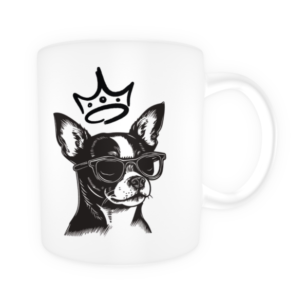 Tasse en céramique-Thème animaux- Mon chien le roi For Sale