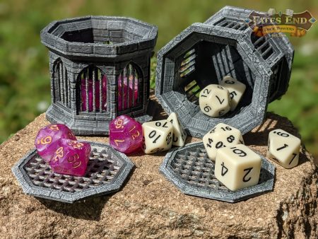 Dice Stone Jail (3d Printed) For Sale