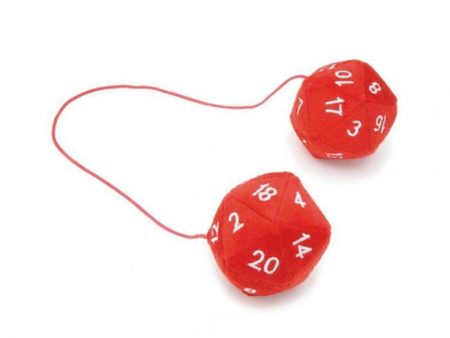 20-Sided Plush Dice Dangler Hot on Sale