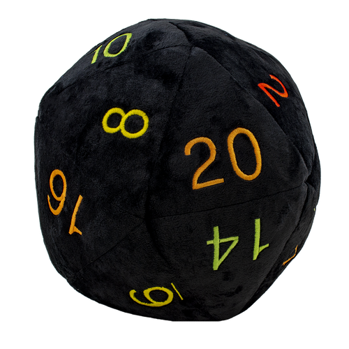 D20 Jumbo Plush Dice - Rainbow Sale