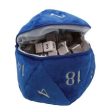 D20 Plush Dice Bag - Blue on Sale