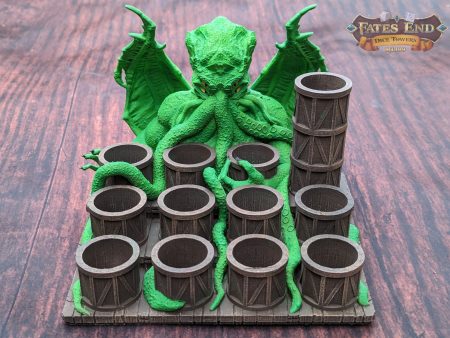 Cthulhu Paint Brush & Bottle Holder Hot on Sale