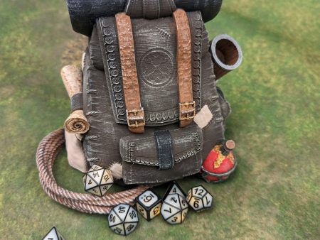 Ranger Back Pack 3D Printed Dice Tower Online now