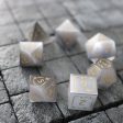 Dragon Shield Gemstone Gray Cats Eye Stone (And Box) Polyhedral Dice Set Online