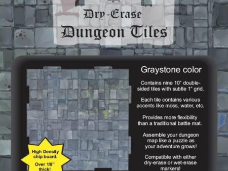 Dungeon Tiles: Graystone - 10   Squares (9) Discount