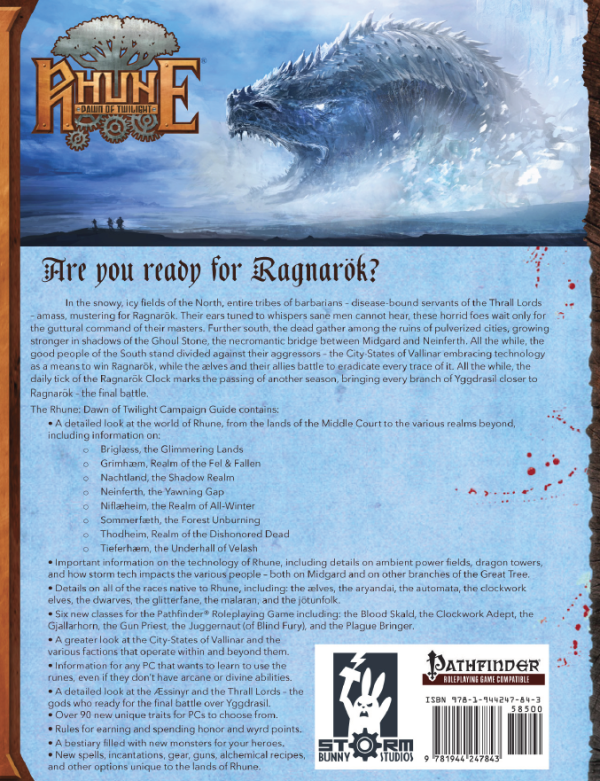 Rhune: Dawn of Twilight Campaign Guide Online Hot Sale