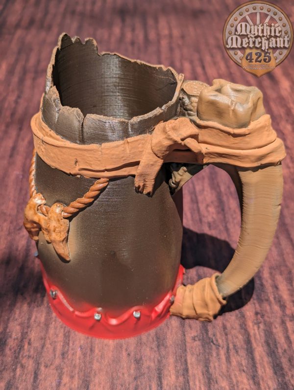 Barbarian Class 3D Printed Mythic Mug Stein | Tabletop RPG Gaming Cosplay - Dungeons and Dragon DnD D&D Wargaming | Drink Koozie Can Holder. Discount