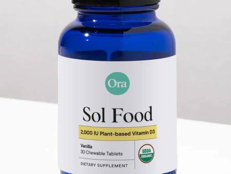 Sol Food Vegan Vitamin D3 Tablets 30ct on Sale