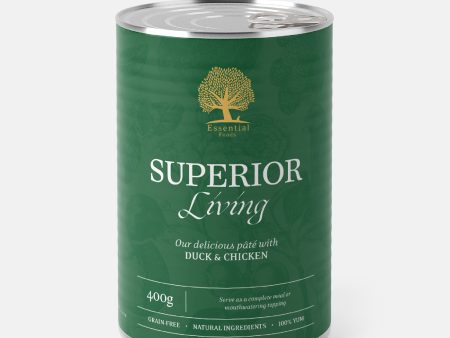 Essential Foods Superior Living Pate Dog Food 400g For Discount