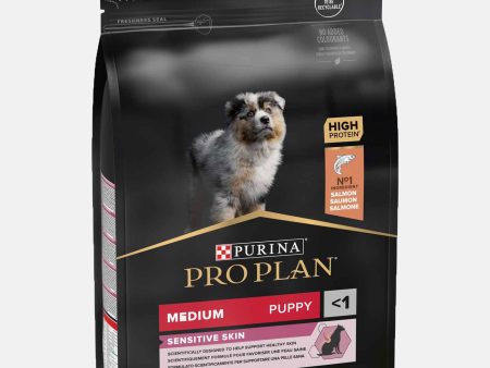 PRO PLAN Medium Puppy Sensitive Digestion Dry Dog Food with Salmon 3kg Online now