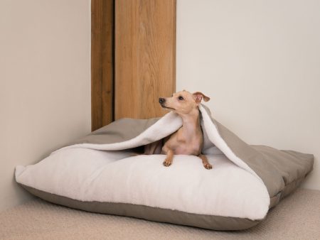 Sleepy Burrows Bed With Removable Cover in Savanna Stone by Lords & Labradors Discount