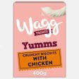 Wagg Yumms Crunchy Chicken Dog Biscuits 400g Hot on Sale