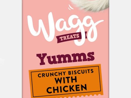 Wagg Yumms Crunchy Chicken Dog Biscuits 400g Hot on Sale