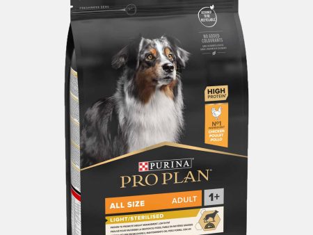 PRO PLAN Light Sterilised Chicken Dry Dog Food 3kg Cheap