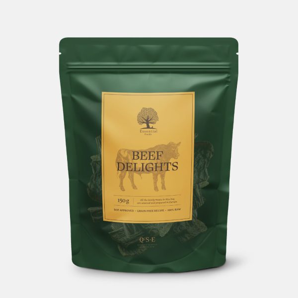 Essential Foods Beef Delights Dog Treats 150g Cheap