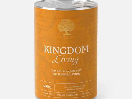 Essential Foods Kingdom Living Pate Dog Food 400g For Sale